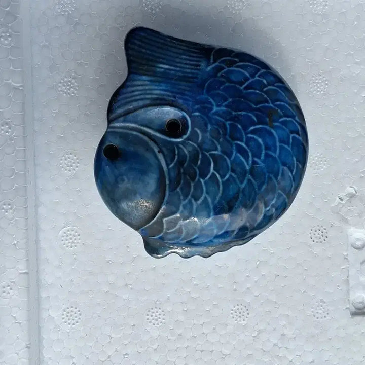 [BUNJANG] Blue Porcelain Fish Ornament / 청화연적