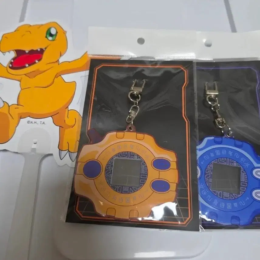 [BUNJANG] Digimon Adventure Digivice Acrylic Keyring Tai &amp; Matt Bundle Set / 디지몬 어드벤처전 디지바이스 아크릴 키링 태일&amp;메튜 일괄