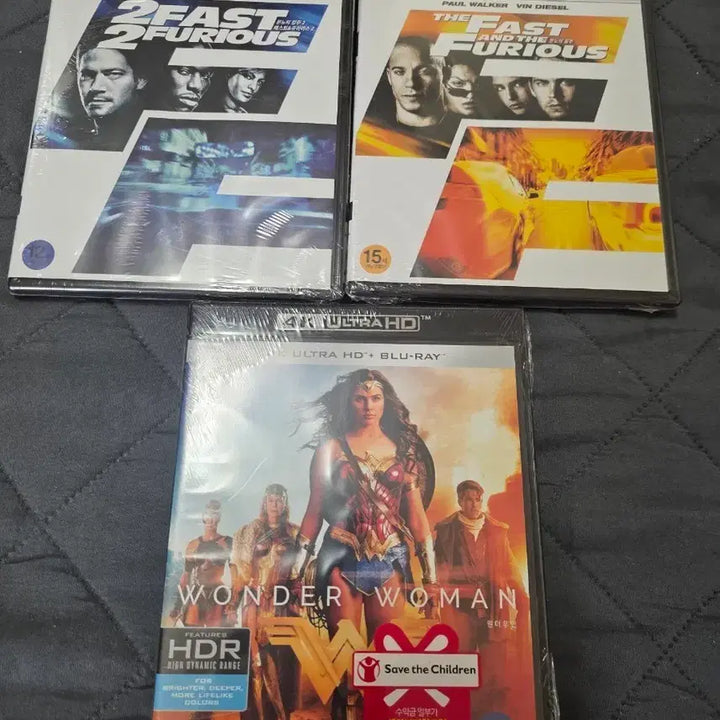 [BUNJANG] Fast &amp; Furious 2 4K UHD Blu-ray &amp; Wonder Woman 4K UHD Blu-ray (Sealed) / 분노의 질주 2 4K UHD 블루레이 / 원더우먼 4K UHD 블루레이 미개봉