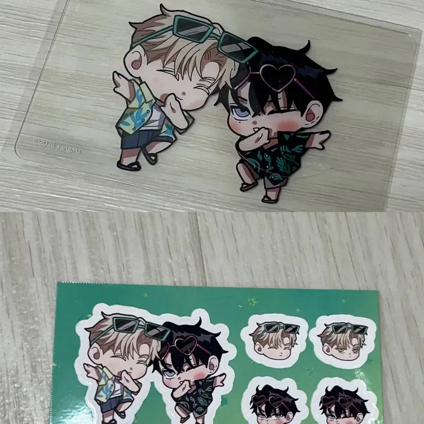 [BUNJANG] Flashlight Pla Thailand Transparent Photocard Sticker Bundle Set / 플래시라이트 플라 태국 투명 포카 스티커 일괄 판매