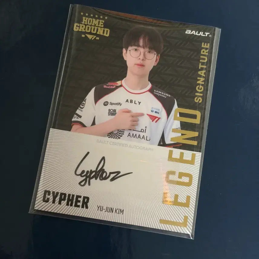 [BUNJANG] T1 Faker Cypher Legend Signature Card / T1 티원 홈그 트레이딩 레전드 시그니처 싸이퍼 싸인 카드 팝니다