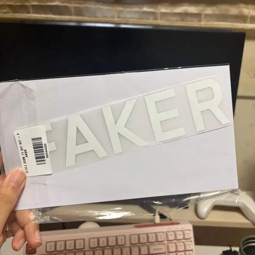 [BUNJANG] T1 Faker 2026 Marking Sticker / 티원 2026 페이커 마킹지 판매