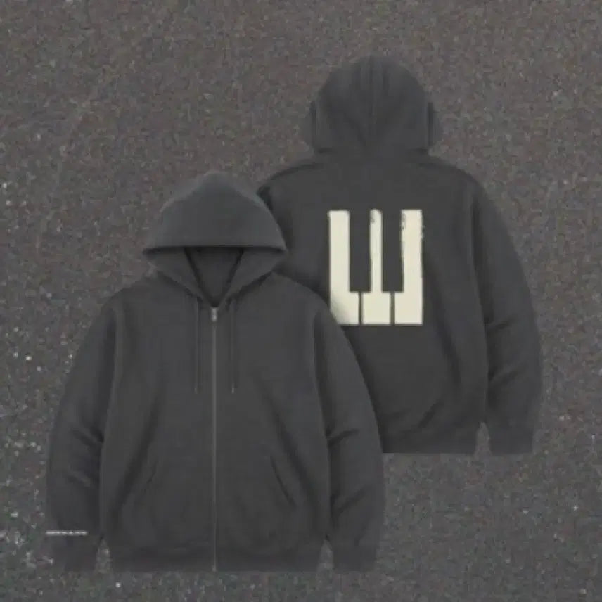 [BUNJANG] Bigbang 20th Anniversary Piano Hoodie / 빅뱅 20주년 피아노 후드집업 판매