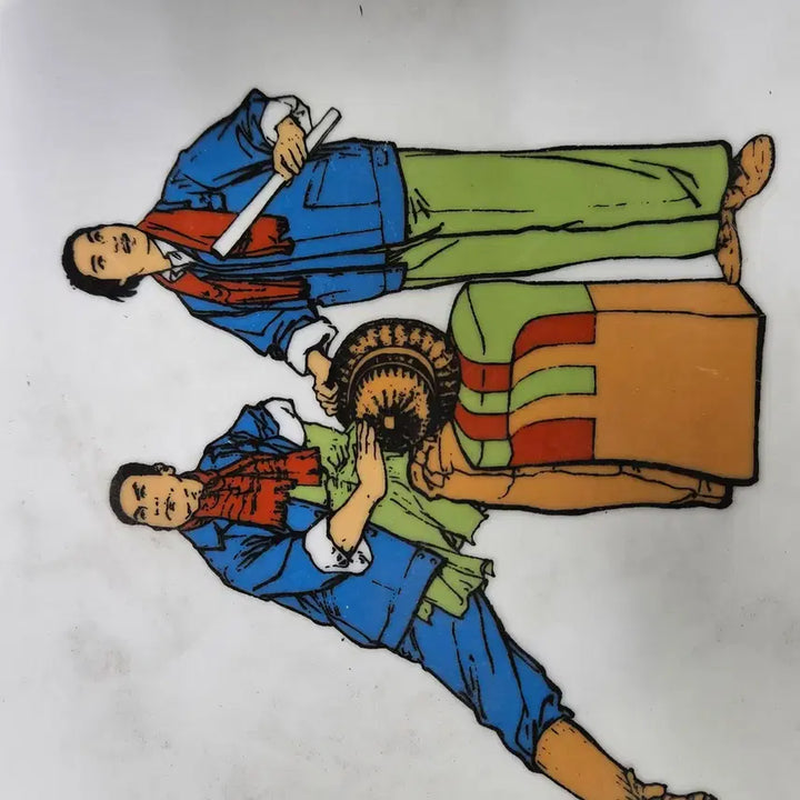 [BUNJANG] Chinese Ceramic Plate with 1969 Inscription / 뒷면에 일구육구년이라 되어있는 중국도자기 접시