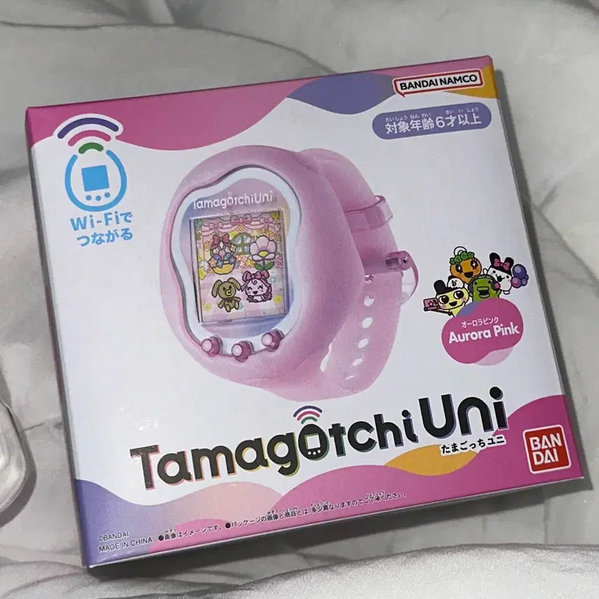 [BUNJANG] Tamagotchi Uni Aurora Pink Bundle with Protective Case / 급전)) 상태 최상 다마고치 유니 오로라 핑크+보호 케이스