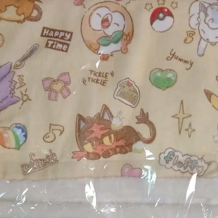 [BUNJANG] Pokemon Long Towel Pikachu Pichu Alolan Persian Litten Rowlet Dedenne / 포켓몬스터 롱 타올 피카츄 피츄 알로라식스테일 냐오불 나몰빼미 데덴네