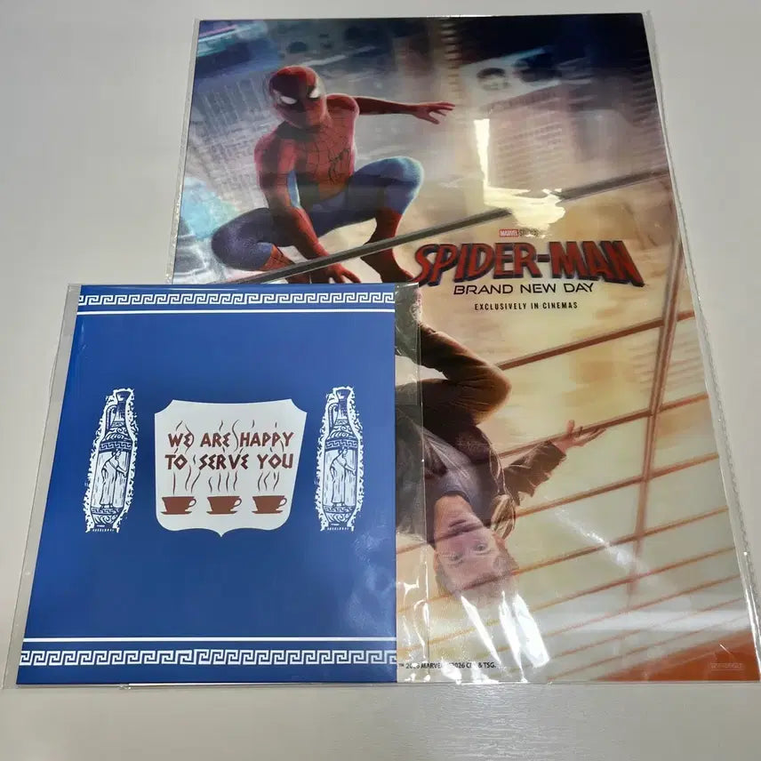 [BUNJANG] Spider-Man: No Way Home Megabox Dolby Cinema Special Lenticular Poster Set / 스파이더맨 브랜드 뉴 데이 메가박스 돌비시네마 특전 렌티큘러 포스터 편지 일괄