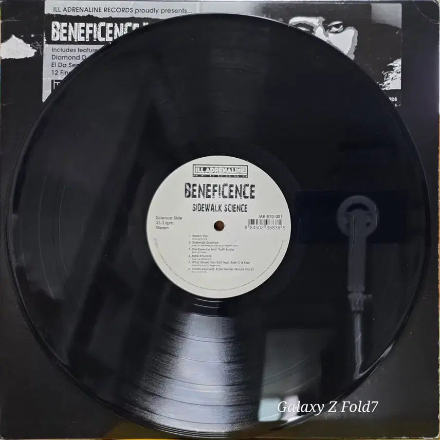 [BUNJANG] Beneficence Sidewalk Science LP Vinyl Record / BA-694. 베네피센스.Sidewalk science. LP 음반.