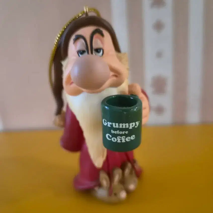 [BUNJANG] Hallmark Disney Snow White Grumpy Figurine / 홀마크 디즈니 백설공주 난쟁이 그루피 피규어