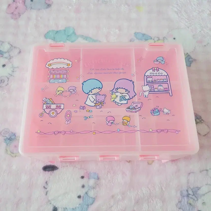 [BUNJANG] Sanrio Little Twin Stars Embroidery Club Bag Accessory Case / 산리오 리틀트윈스타 수예부 가방 소품함