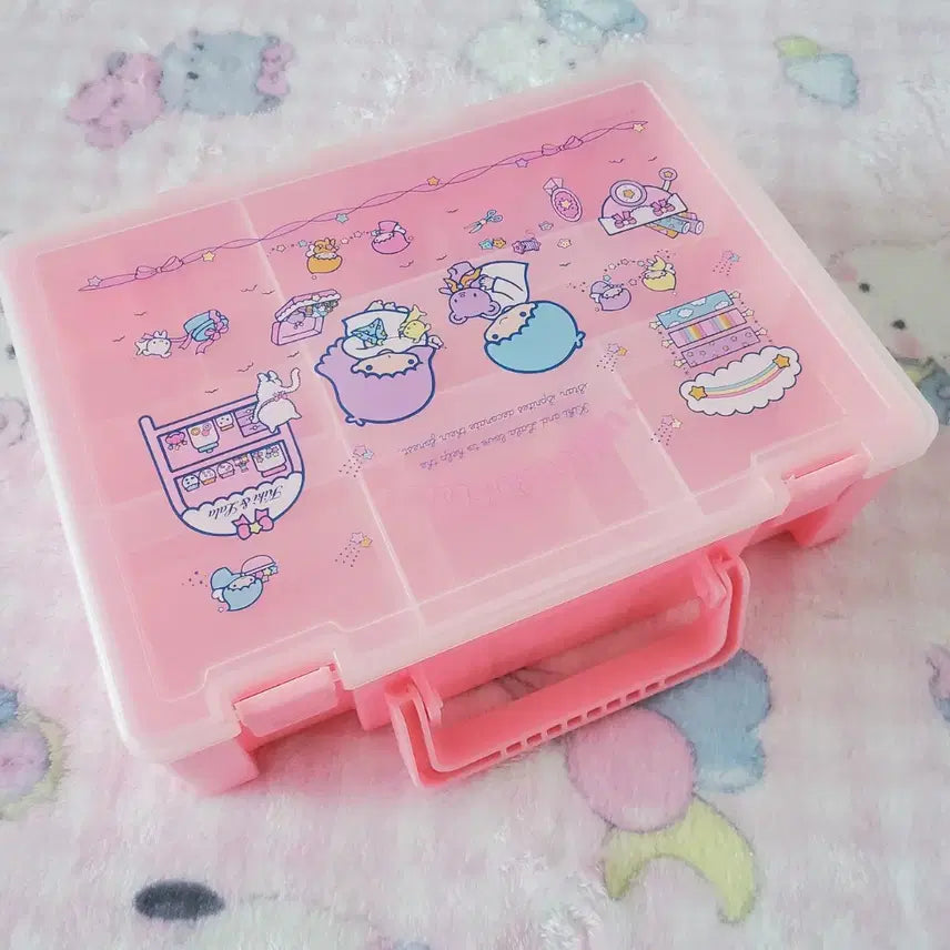 [BUNJANG] Sanrio Little Twin Stars Embroidery Club Bag Accessory Case / 산리오 리틀트윈스타 수예부 가방 소품함