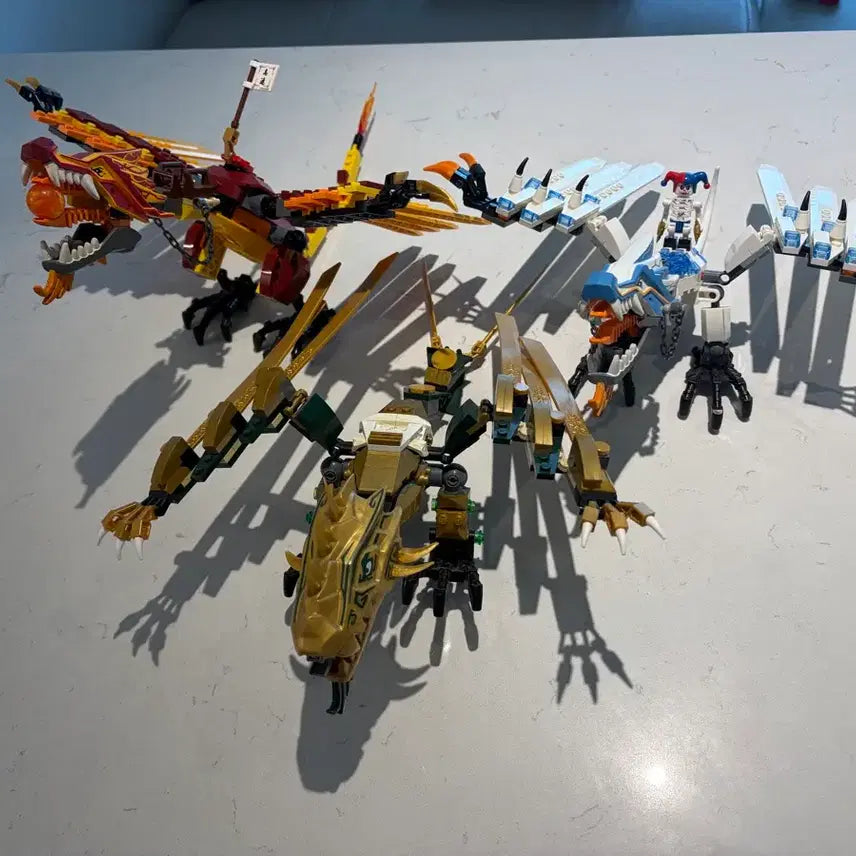 [BUNJANG] LEGO Ninjago 3 Dragon Set (Fire, Ice, Gold) / 닌자고 드래곤 3종 (불 아이스 골드)
