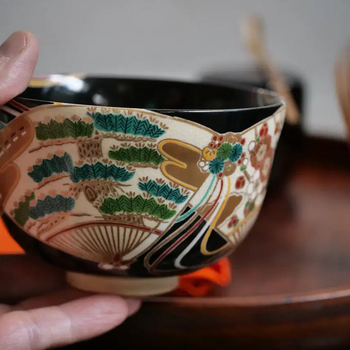 [BUNJANG] Kyoyaki Matcha Bowl (Chawan) / 교야키 말차 다완 사발