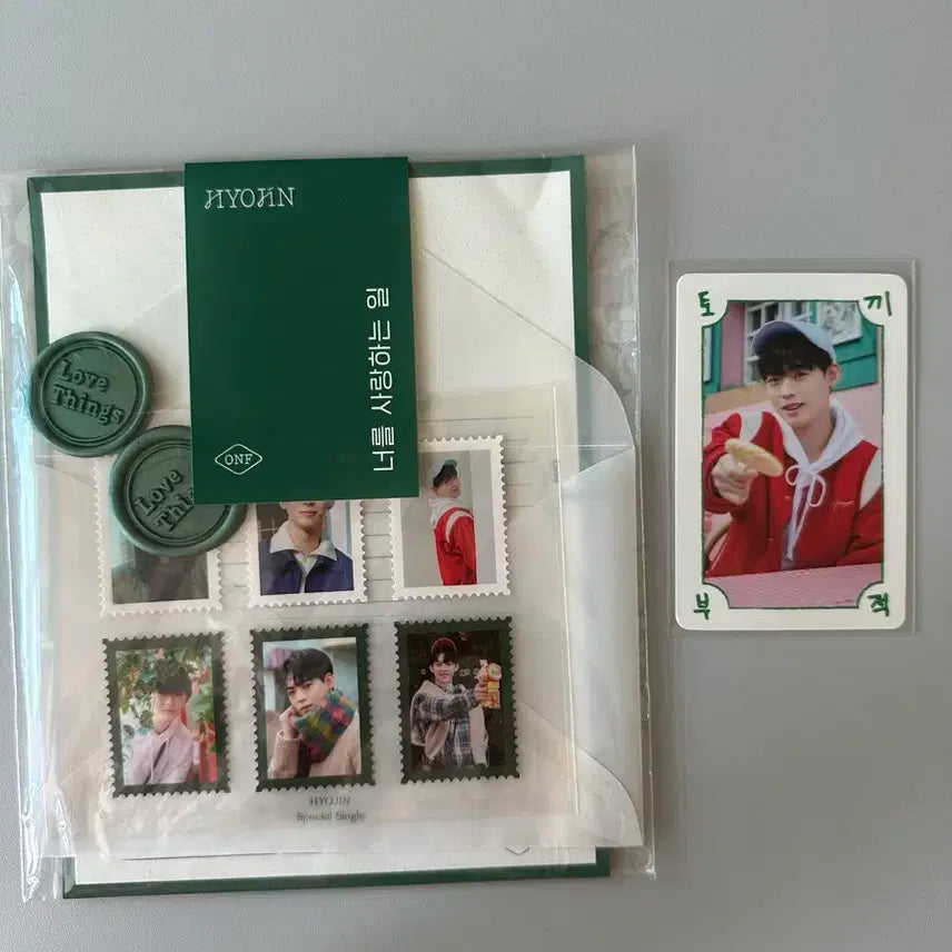 [BUNJANG] ONF Hyojin "Your Name Is Like A Flower" Stationery Set / 온앤오프 효진 너사일 편지지세트