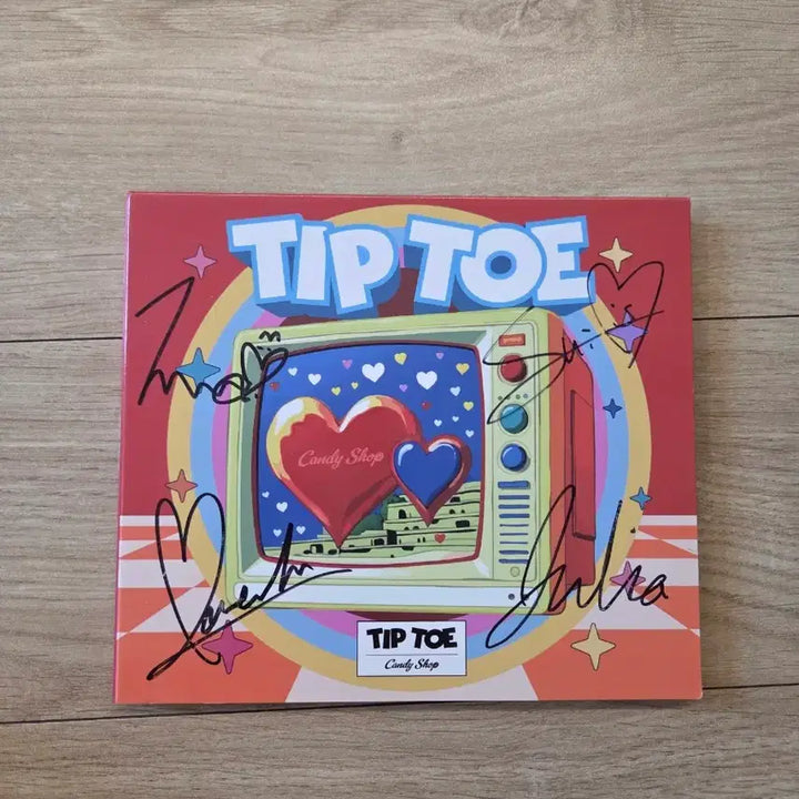 [BUNJANG] Candy Shop TIP TOE Candy Shop Autographed Album Photocard / 캔디샵 팁토 TIP TOE candy shop 친필싸인 사인 비매 앨범 kpop 포카