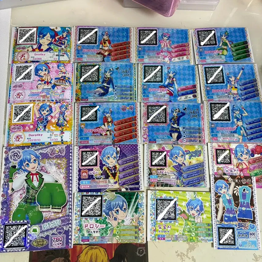 [BUNJANG] Pripara Dorothy Friendship Ticket Machine Exclusive Promo Card Bundle Set / 일괄) 프리파라 도로시 우정티켓 기기배출 프로모 해태