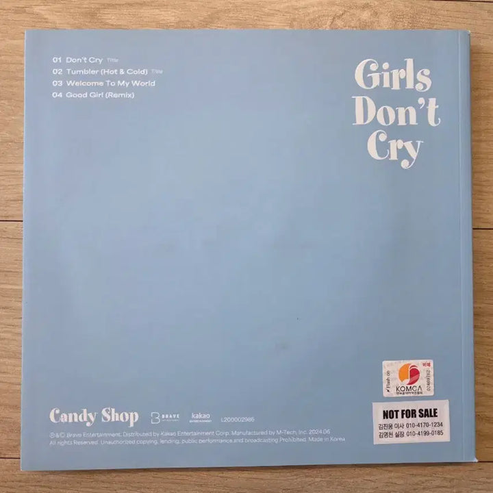 [BUNJANG] Candy Shop Autographed Unreleased Album Photocard / 캔디샵 candy shop 친필싸인 사인 비매 앨범 kpop 포카
