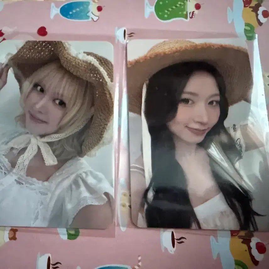 [BUNJANG] NMIXX Lily Haewon Straw Hat MakeStar POB Photocard Bundle Set / 엔믹스 릴리 해원 일괄 양도 밀짚모자 메이크스타 미공포 포카