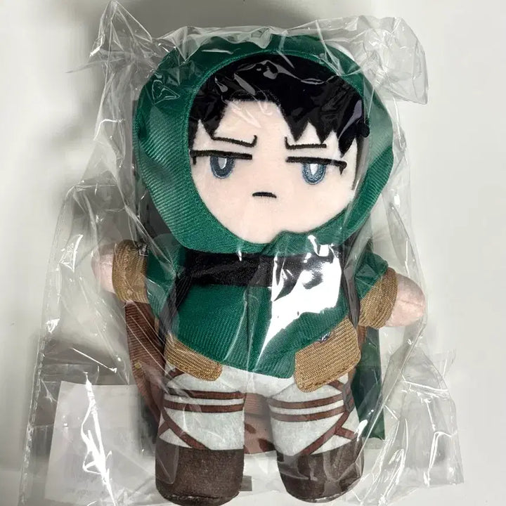 [BUNJANG] Attack on Titan Levi Air Twokyo Plush Pouch Included Eco Bag / 진격의 거인 리바이 에어투쿄 누이구루미 파우치 포함 에코백 인형 air twokyo