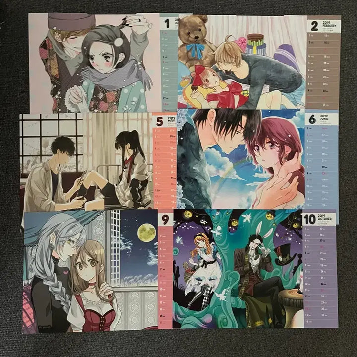 [BUNJANG] Hana to Yume 2019 Calendar - Featuring Dawn of the Dancing Moon, Kaguya-sama: Love Is War, Skip Beat!, &amp; More / 하나토유메 2019 캘린더 (새벽의연화 건방진그녀석 추락여고생 스킵비트 등)