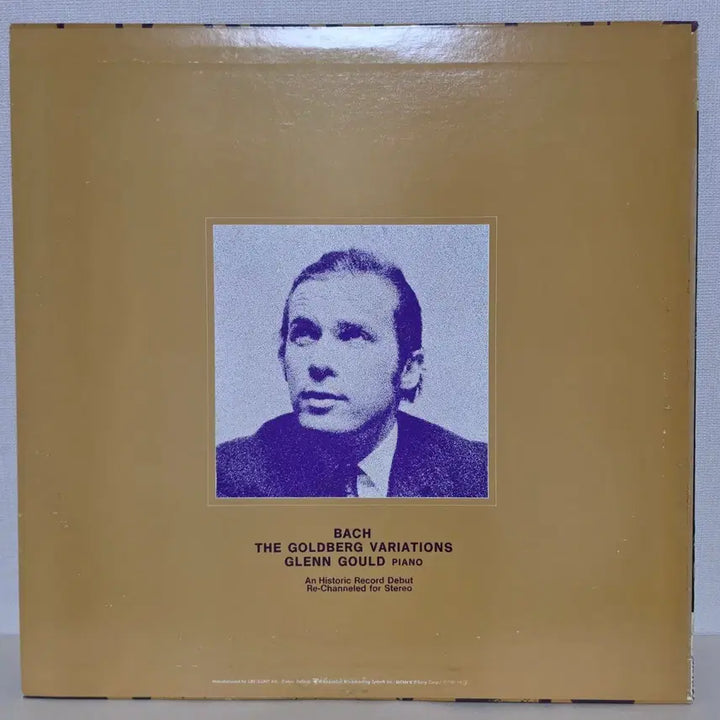 [BUNJANG] Glenn Gould Bach Goldberg Variations (1955) Piano LP - Japanese First Pressing / 글렌 굴드: 바흐 골드베르크 변주곡 (1955)/피아노 LP