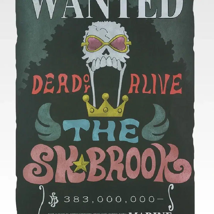 [BUNJANG] One Piece Elbaf Ichiban Kuji Brook Wanted Poster B3 Size / 원피스 엘바프 제일복권 브룩 현상수배서 B3 사이즈