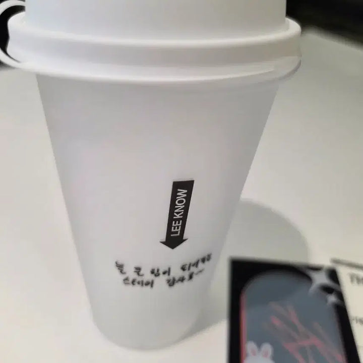 [BUNJANG] Stray Kids SKZ THIS MAN POP-UP Lee Know Reusable Cup L-Holder Receipt Bundle Set / 스트레이키즈 스키즈 디스앤댓 팝업 입장특전 리노