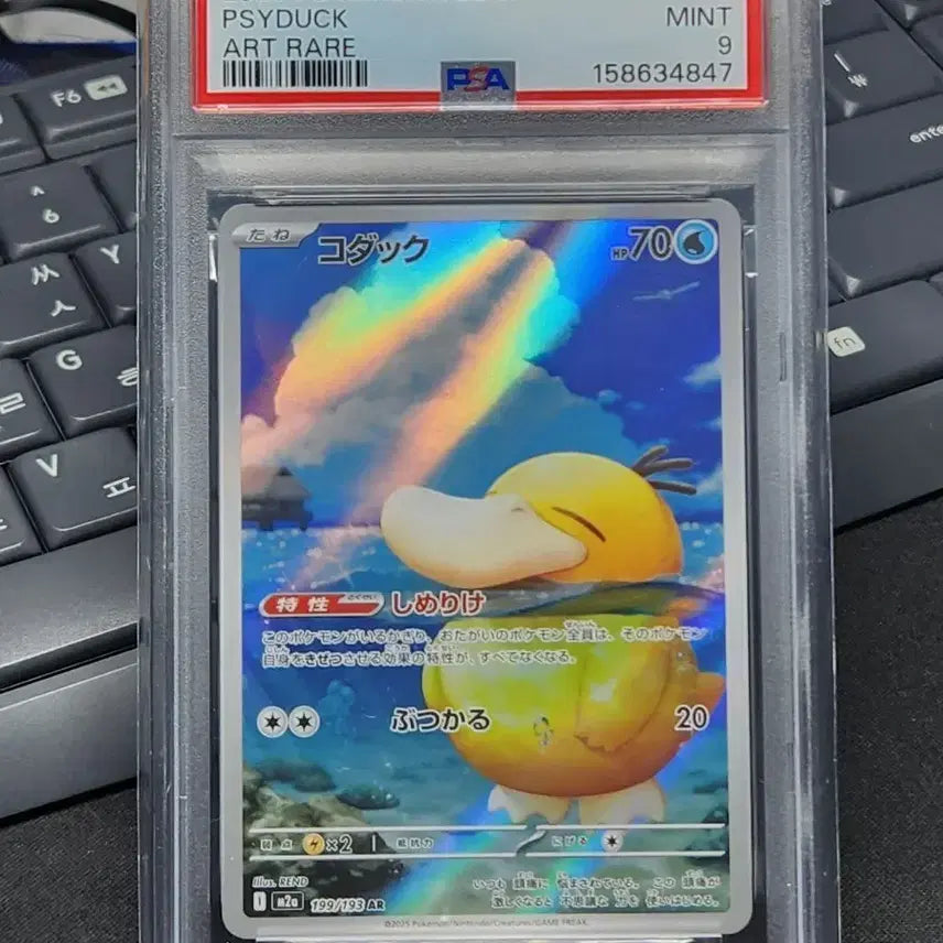 [BUNJANG] Pokemon Card Japanese Gorochu PSA 9 / 포켓몬카드 일판 고라파덕 psa9