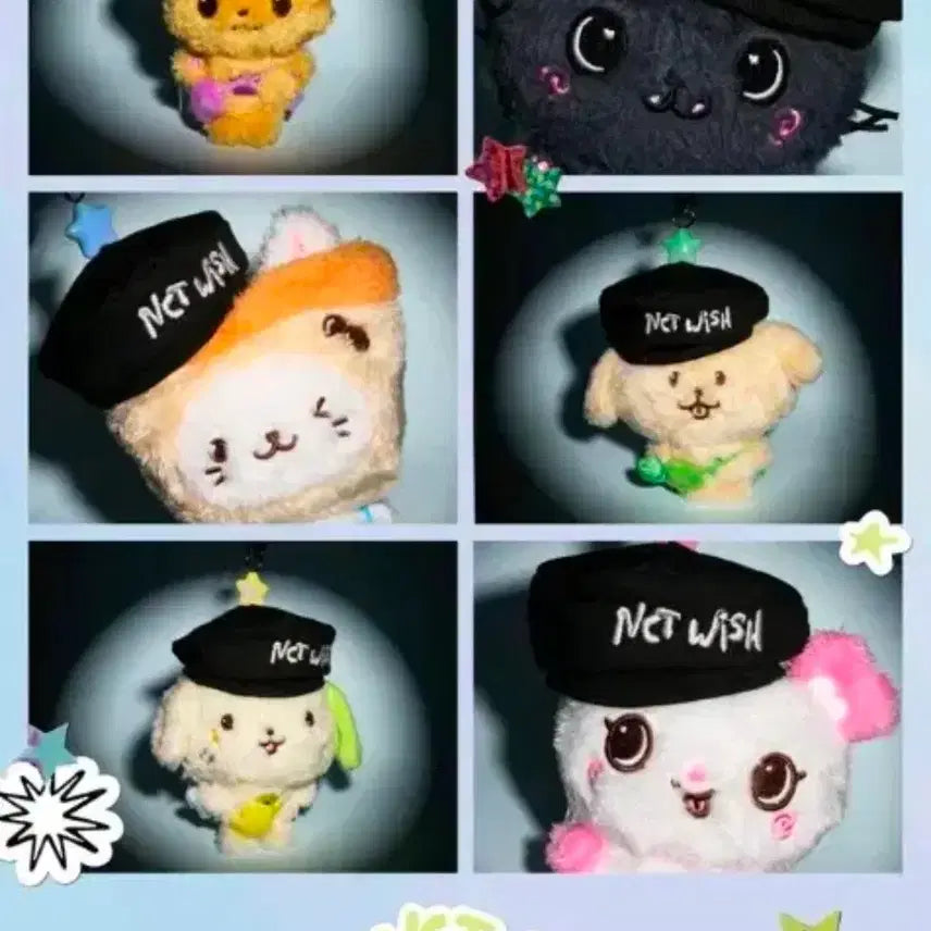 [BUNJANG] NCT WISH 1st Anniversary Wishdol Beret Keychain Ryo Photocard Included / 엔시티위시 1주년 위시돌 베레모 키링  료  포카포함