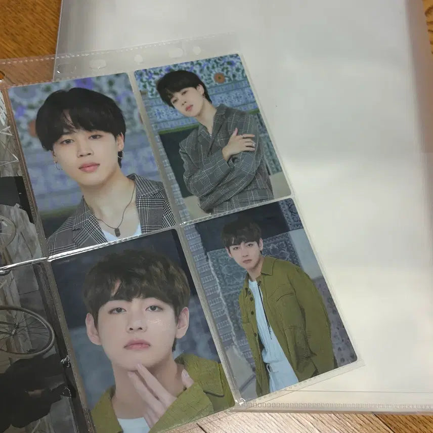 [BUNJANG] 8-Pocket Transparent Photocard Binder with Inserts (Mini Photocard Size) / 투명 8포켓 포카 바인더, 속지 (미니포카용)