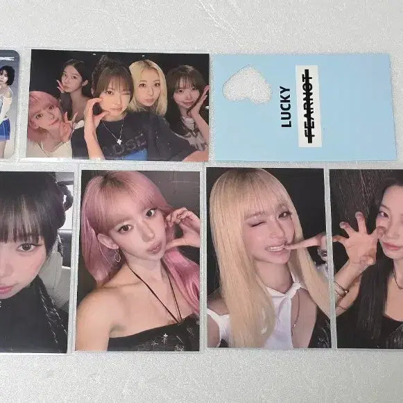 [BUNJANG] LE SSERAFIM Chaewon Photocard + Group Photocard / 리듬하이브 르세라핌 채원 포카 + 단체 포카 판매