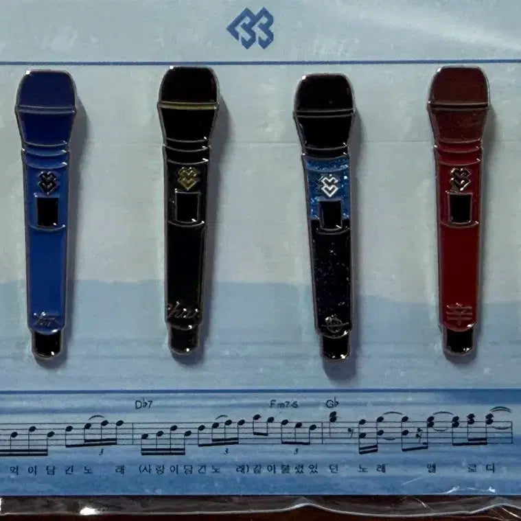 [BUNJANG] BTOB Mic Pin Badge Bundle Set / 비투비 마이크 핀뱃지