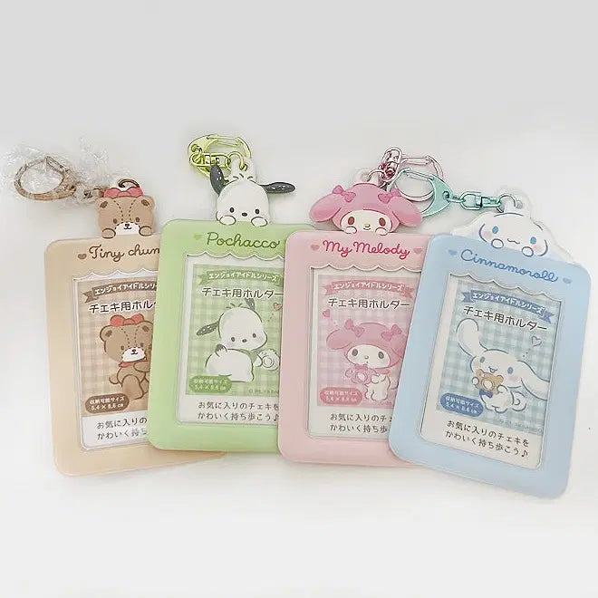 [BUNJANG] Sanrio Original Photocard Holder Bundle Set (Cheki Holder) - Pochacco, Cinnamoroll, My Melody / 산리오 포카홀더 일괄 정품 체키홀더 타이니참 포차코 시나모롤 마이멜로디