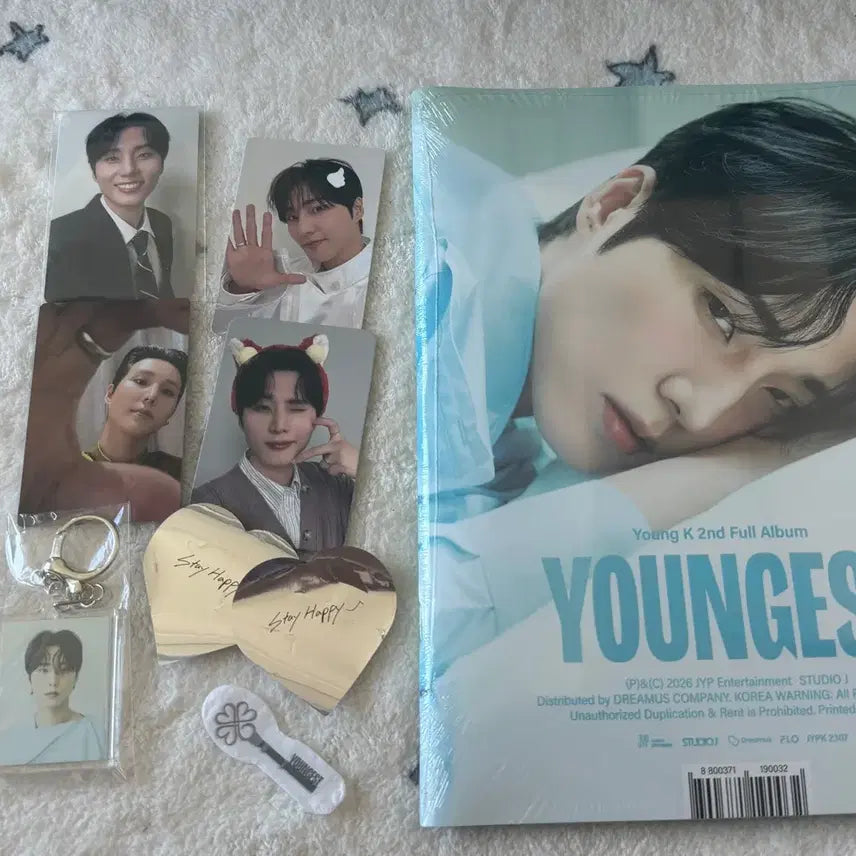 [BUNJANG] Young K Youngest Album Yes24, Whoozafan POB Photocard Bundle / 영케이 영기스트 앨범 예사, 후즈팬 특전 포카 (솔콘 컨페티 포함)