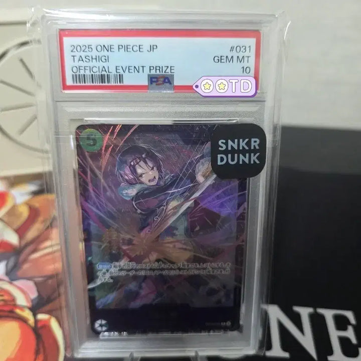 [BUNJANG] One Piece Card Tashingi PSA 10 Gem Mint / 원피스카드 타시기 플쉽PSA10
