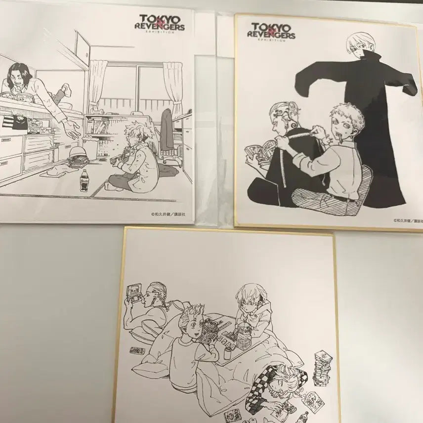 [BUNJANG] Tokyo Revengers Original Art Shikishi Baji Chifuyu Mikey Mitsuya Draken / 도쿄 리벤져스 도리벤 원화 색지 바지 치후유 마이키 미츠야 드라켄
