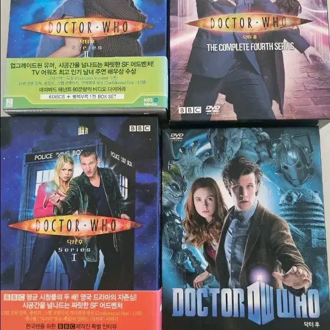 [BUNJANG] Doctor Who Seasons 1, 2, 4, 5 DVD Set / 닥터후 dvd kbs정발 1.2.4.5시즌