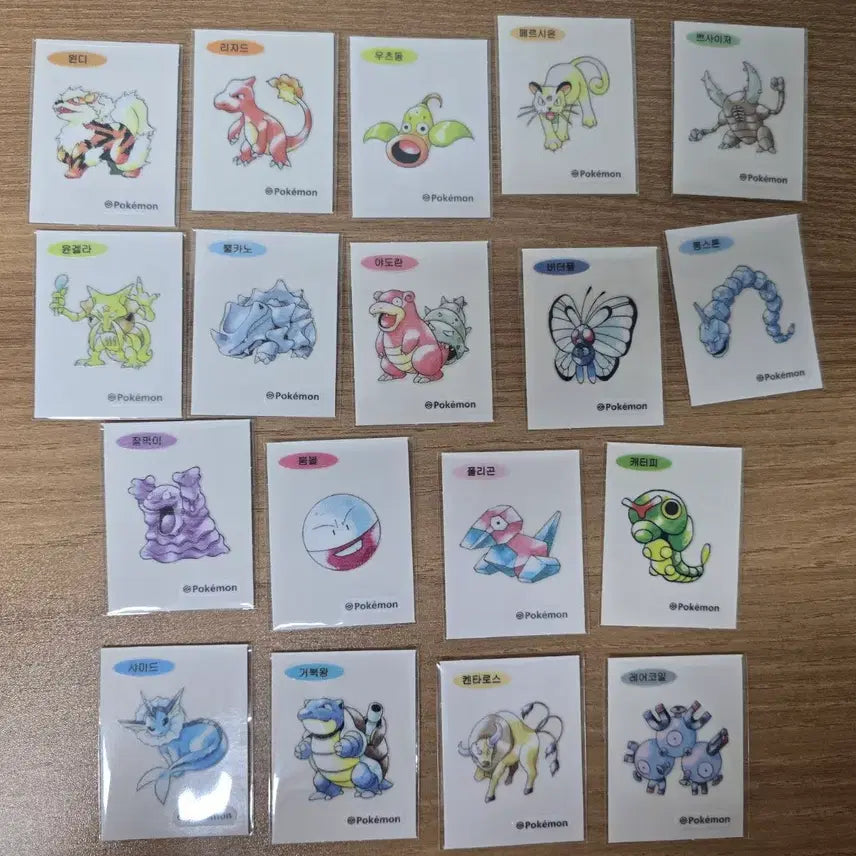 [BUNJANG] Pokemon 30th Anniversary Artworks Special Sticker / 포켓몬 띠부씰 판매합니다.