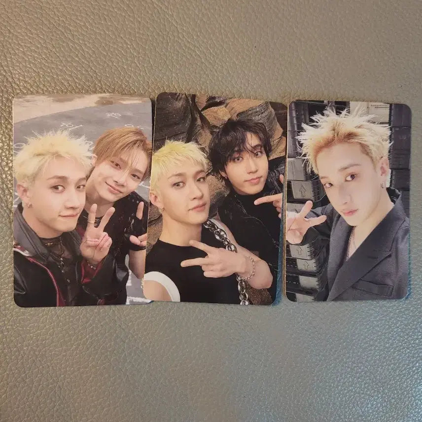 [BUNJANG] Stray Kids Bang Chan Photocard Set (3 types) / 디스앤댓 방찬포카3종!