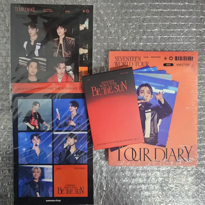 [BUNJANG] SEVENTEEN BETHESUN DVD Tour Diary Photobook Set POB Photocard / 세븐틴 비더썬 dvd 투어 다이어리 포토북 세트 특전 포카 포함