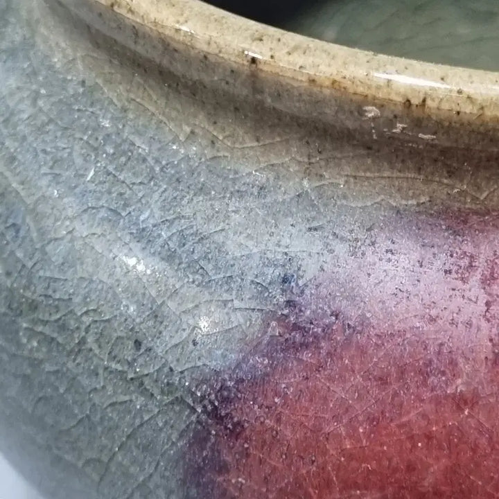 [BUNJANG] Goryeo Dynasty Hongban Gyunyo Yangiro Vase / 원 홍반균요 양이로. 가로15.5 높이 11
