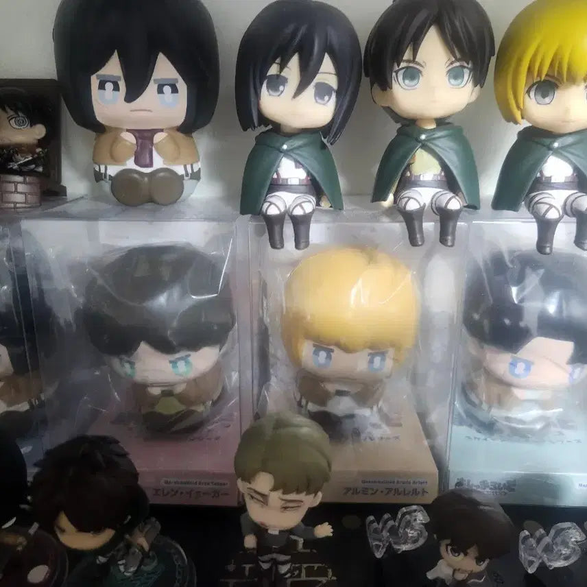 [BUNJANG] Attack on Titan Marshmallow Plush Bundle Set / 진격의거인 마슈마로이드 일괄
