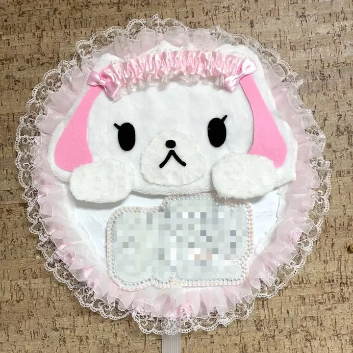 [BUNJANG] Sugabunnies Shirowusa Uchiwa Nameboard / 슈가바니즈 시로우사 우치와 네임보드 판매