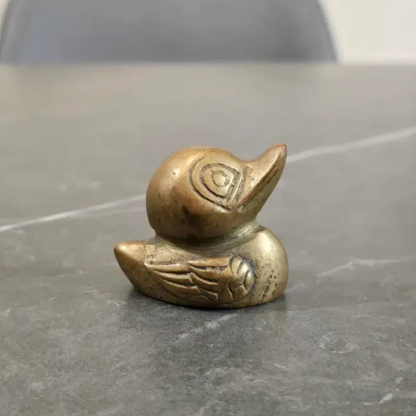 [BUNJANG] Mini Brass Duck Figurine / 미니 황동 오리 장식품