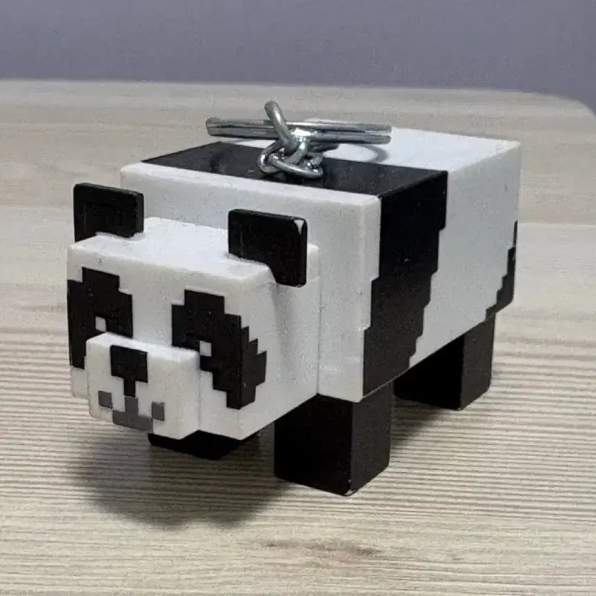[BUNJANG] Minecraft Panda Figurine Keychain / 마인크래프트 판다 팬더 마크 피규어 키링