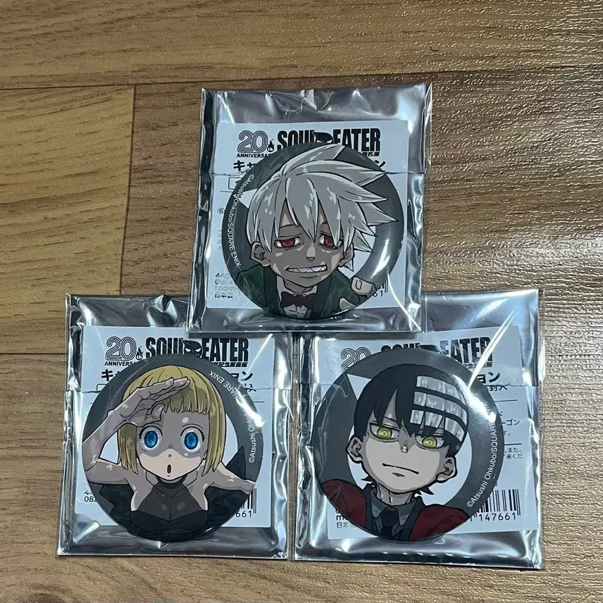 [BUNJANG] Soul Eater Art Exhibition Can Badge Bundle Set / 소울이터 원화전 캔뱃지 소울키드파티 일괄판매