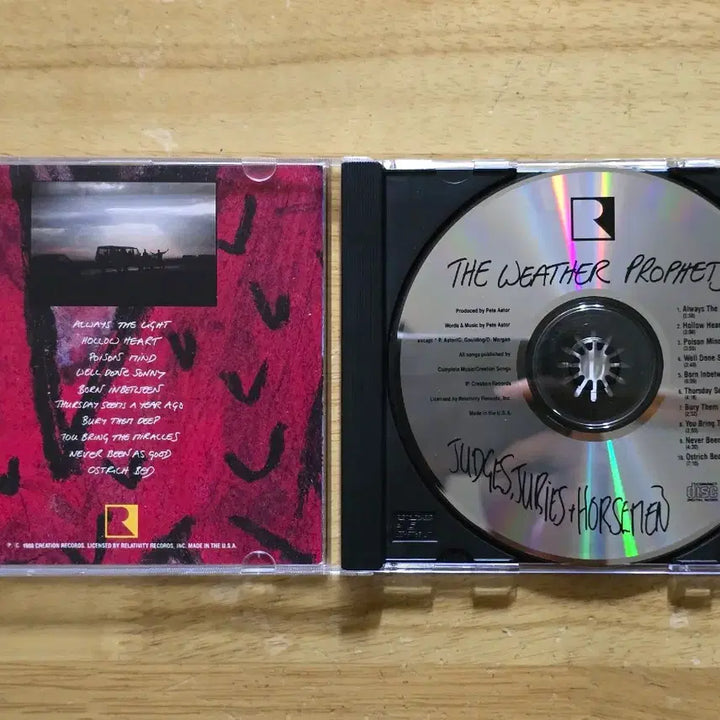 [BUNJANG] The Weather Prophets Judges, Juries &amp; Horsemen US First Press CD / CD 음반 The Weather Prophets 웨더 프로펫츠 - Judges, Juries &amp; Horsemen 미국반