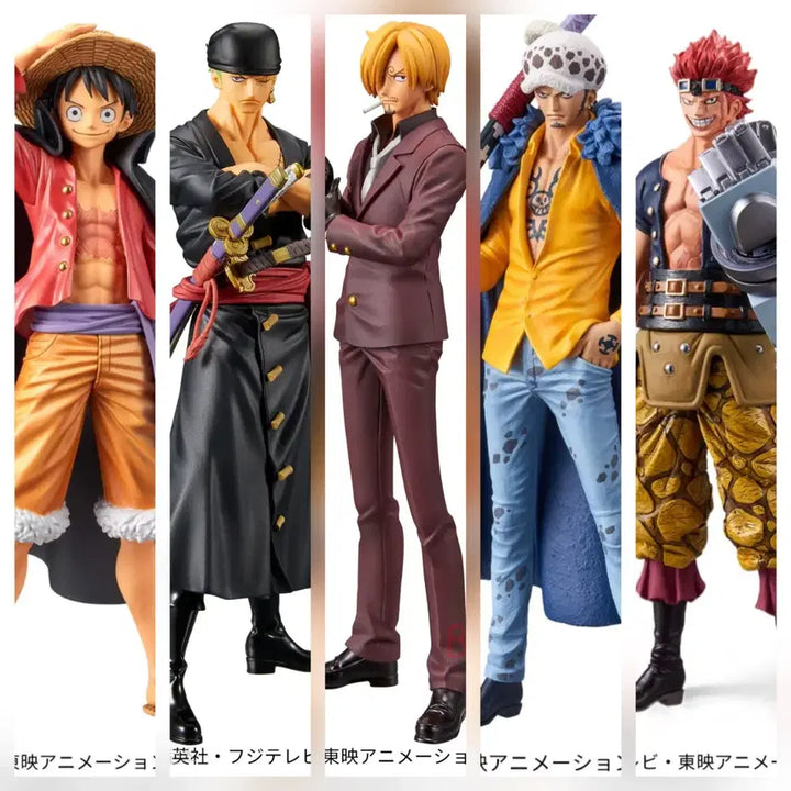 [BUNJANG] Banpresto One Piece Grandline Wano Country Luffy Zoro Sanji Kid Law Figure 5종 Set / 반프레스토 원피스 그랜드라인 와노쿠니 루피 조로 상디 키드 로우 피규어 5종