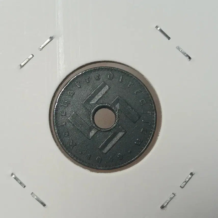 [BUNJANG] 1940 German Nazi 5 Pfennig Military Coin - Rare / 1940A 독일 나치 군용 5페니히 ㅡ밀리터리,희소ㅡ