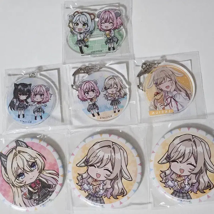 [BUNJANG] Watanare Ajisai Satsuki Amusement Park Lottery Goods Bundle Set / 와타나레 아지사이 사츠키 유원지 쿠지 굿즈 일괄 연인무리 백합